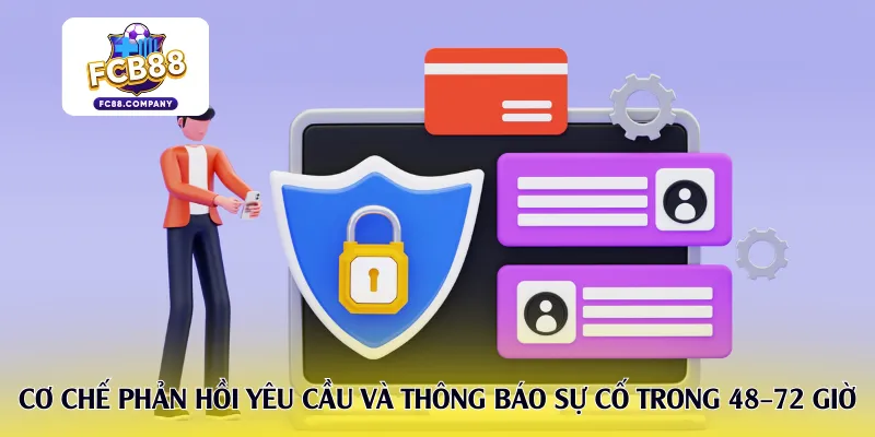 Cơ chế phản hồi yêu cầu và thông báo sự cố trong 48–72 giờ